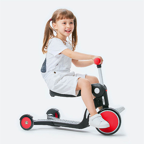 Bebehoo five-in-one transforming stroller Red